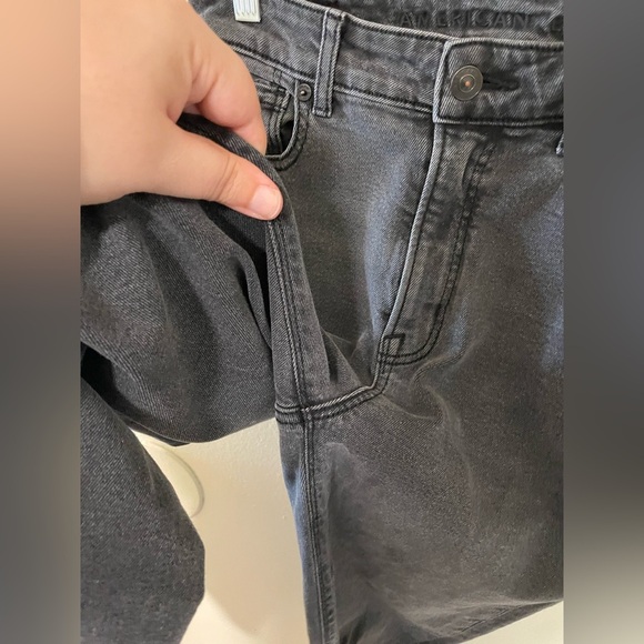 ✨Women’s American Eagle Faded Black Jeans Size 2 - Picture 11 of 12